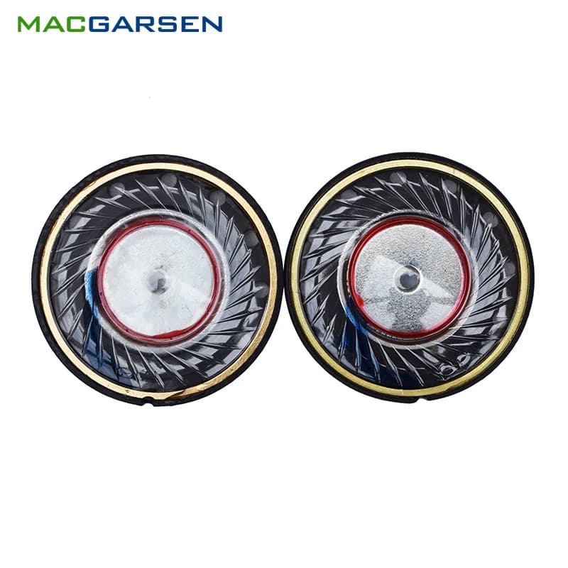 2PCS 30mm Headphone Speaker Headset Horn 50mW 32 Ohm HIFI DIY Head Phones Accessories Upgrade Earhpone Replacement Speaker Unit