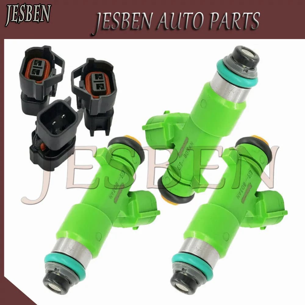 3pcs FT-1130 12-Hole New Fuel Injectors Upgrade with connectors Fit For Benelli TNT 1130 FT1130 Motorcycle Scooter