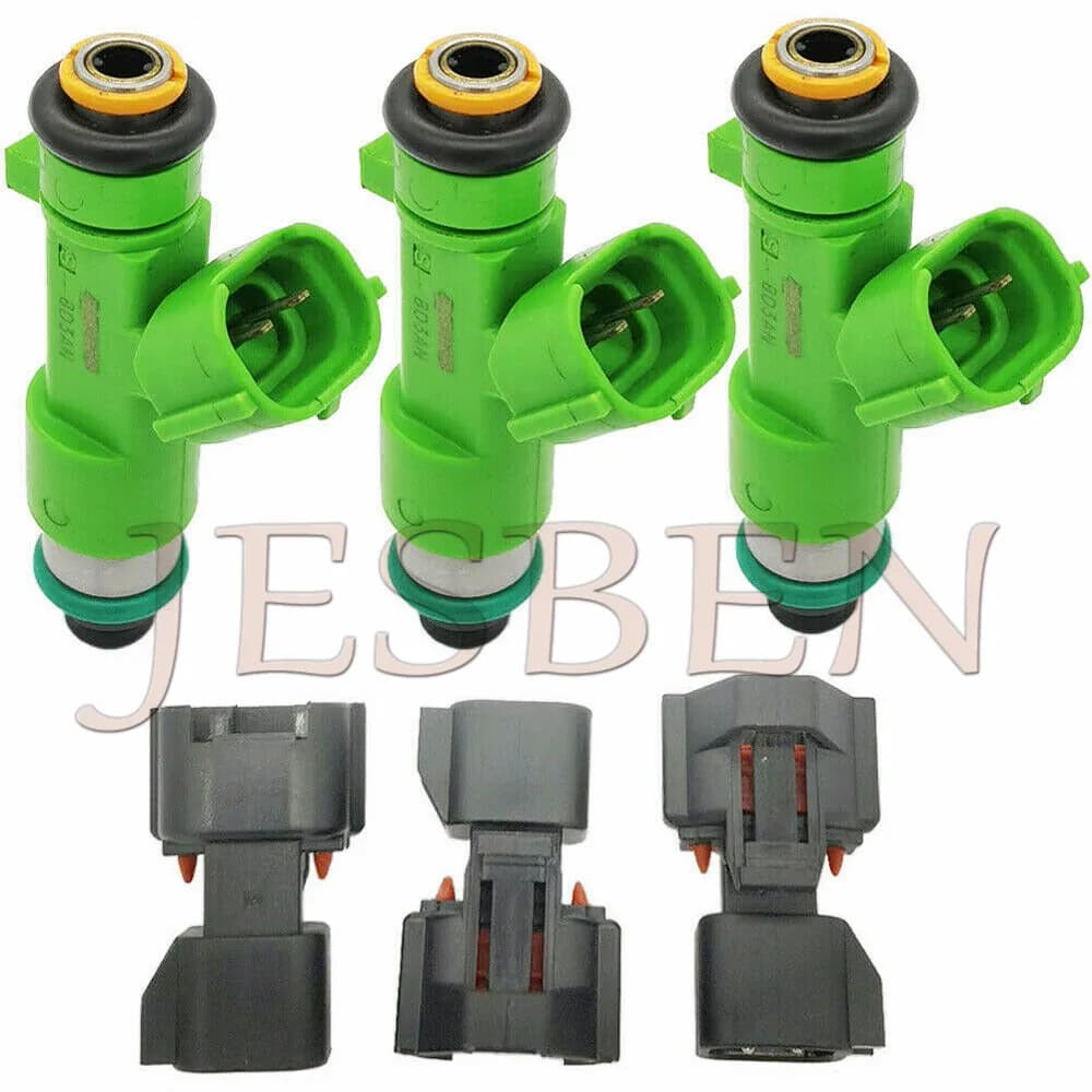 3pcs FT-1130 12-Hole New Fuel Injectors Upgrade with connectors Fit For Benelli TNT 1130 FT1130 Motorcycle Scooter - image 3