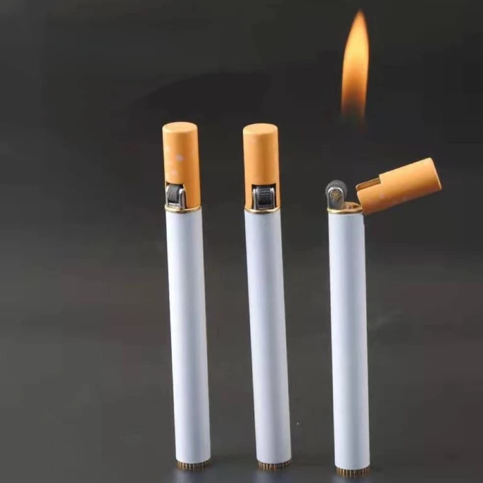 Mini Butane Lighter Rechargeable Fast Shipping Cigarette Grinding Wheel Torch Gas Flame Lighter Smoking Tool for Men Gifts - image 4