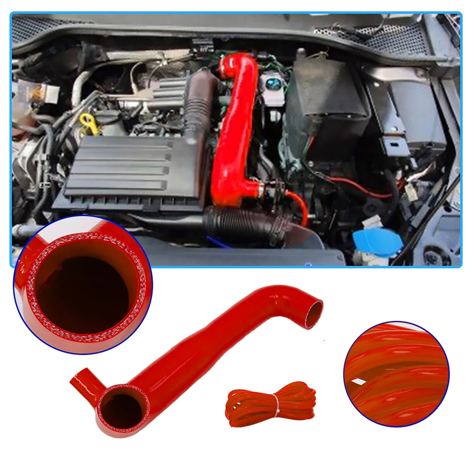 video shows relief valve 1.4 tsi Blow Off Valve Dump Valve For VW Golf mk7 Fabia Octavia 1.2 TSI 1.4 TSI engines 2015-on - image 3