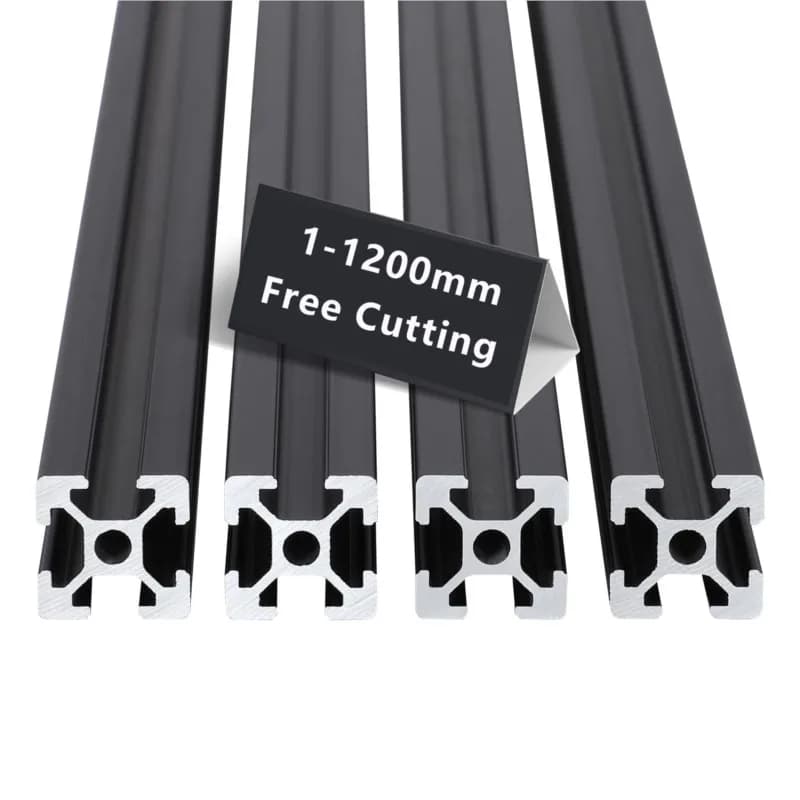 1Pcs Aluminum Profiles EU 2020 1515 1030 1520 1540 1020 1030 3030 Standard Anodizing Printer Frames Aluminum Extrusion Profile - image 3