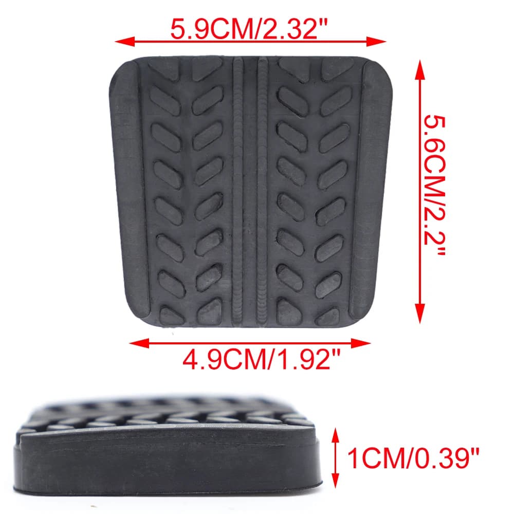 1X Car Brake Clutch Pedal Pad Rubber Cover For Mazda 626 1987 - 1994 1995 1996 1997 1998 1999 2000 2001 2002 MX-6 Capella GV GF - image 4