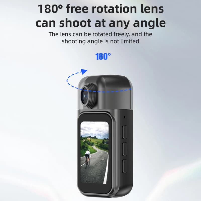 4K 1080P Wearable Body Worn Action Thumb  Camera Charging Pod Hands Free Recording Portable Camcorder For Work Travel Cycling - image 6