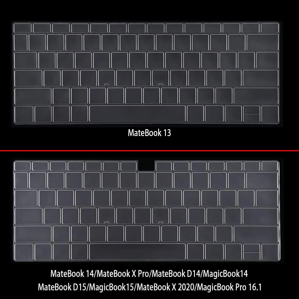 Laptop Case for Huawei MateBook D14/D15/13/14/MateBook X Pro /X 2020/MagicBook 14/15/Pro 16.1 Hard Shell+Keyboard Cover - image 6