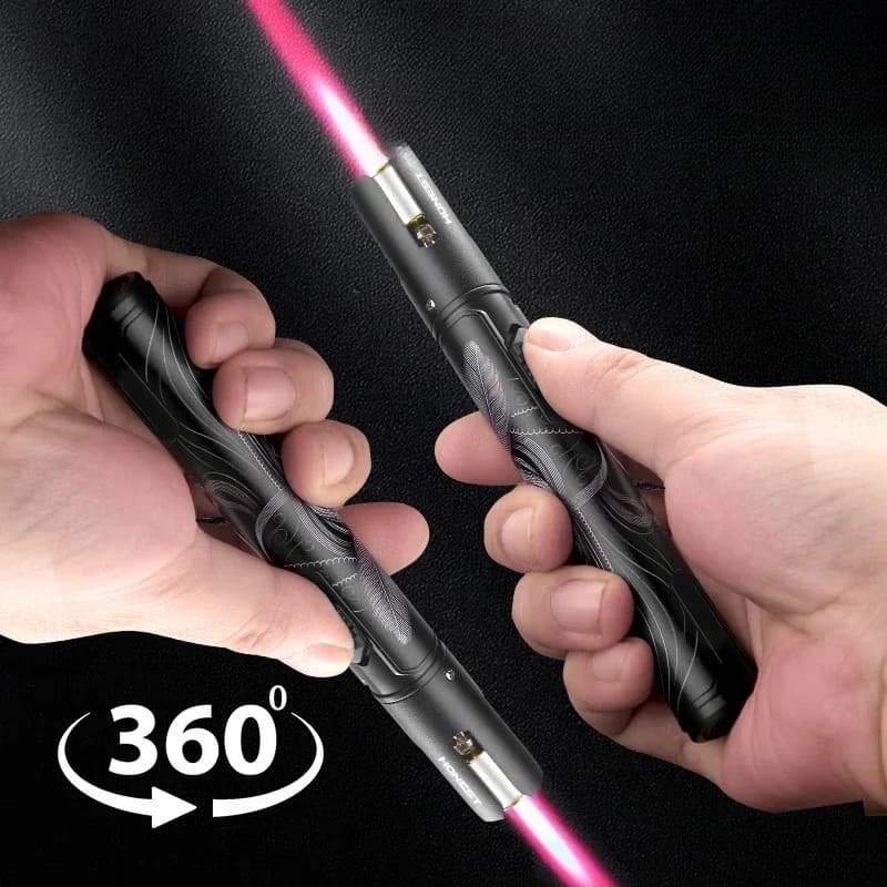 2025 New Style HONEST Lighters Windproof Pink Flame Graffiti Lighter BBQ Baking Lighter Cigar Accessories Smoking Gift Gadgets - image 4