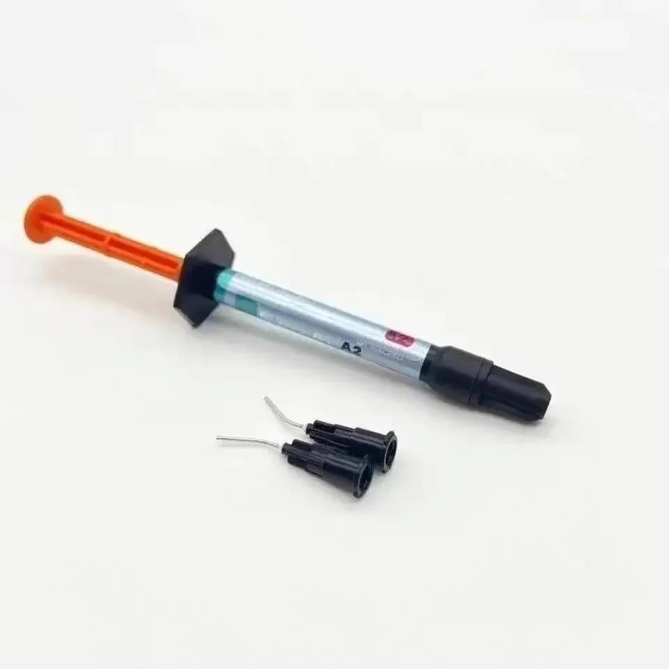 2g /PCS dental filling material UV cured flowing resin laboratory equipment tool A1 A2 A3 Nano Mixed Dentin Repair Permanent Gap - image 4