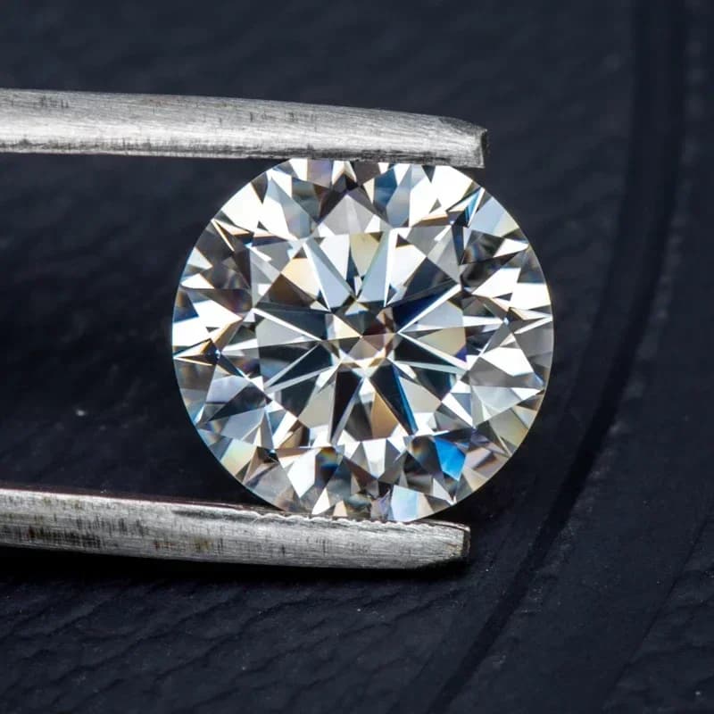 Factory Wholesale Price Moissanite Stone D Color Vvs1 Round Cut Advanced DIY Charms Jewelry Making Materials with Certificate - image 5