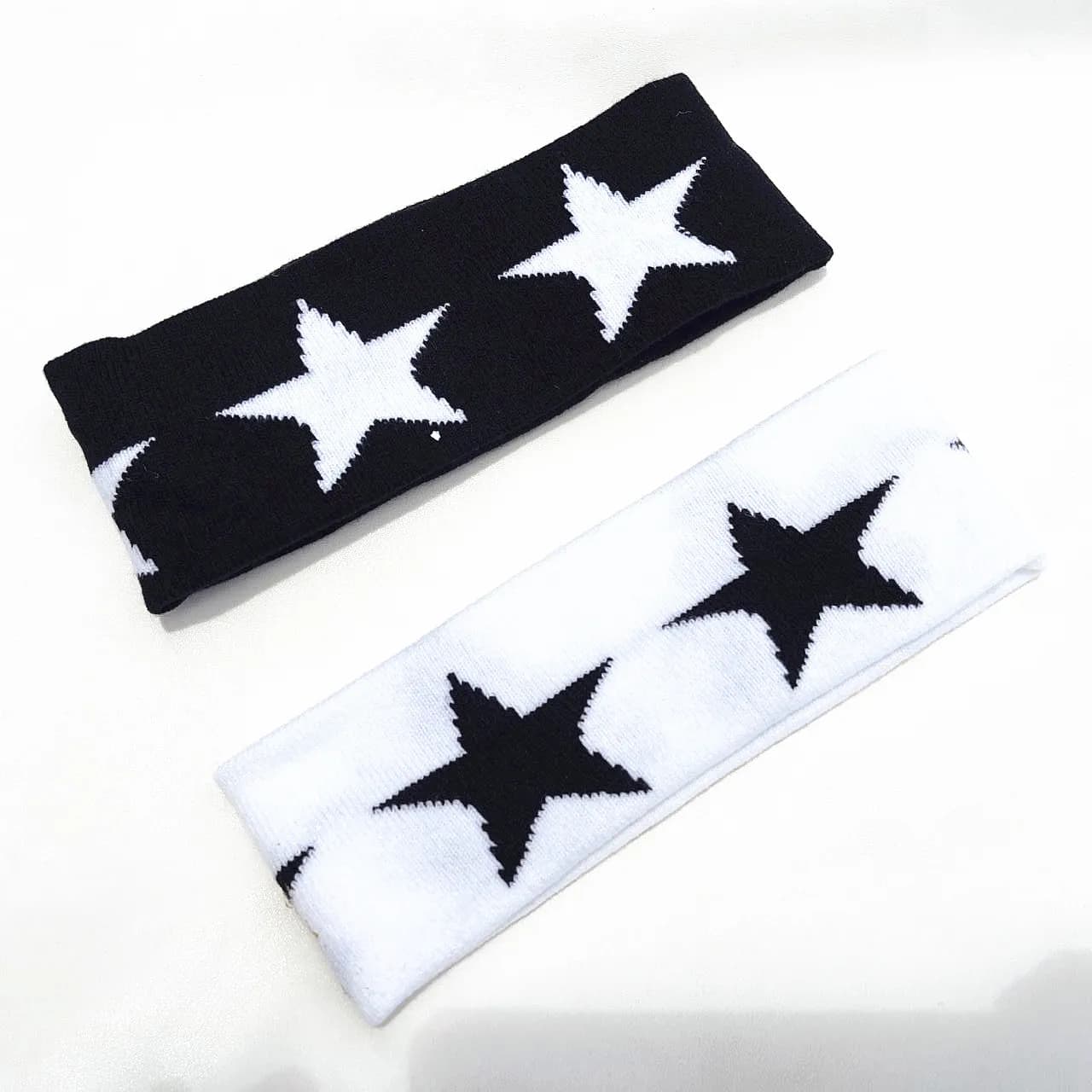 2023 Korean Wave New FELIX Lee Know Same Black and White Pentagram Hair Band Outdoor Sports Accessories Fans Gift - image 6