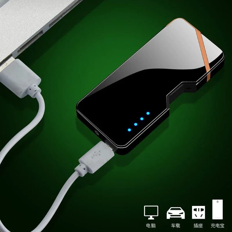 New Laser Electric Lighter Rechargeable Pocket Plasma Lighter Windproof Type-C Portable Electronic  Smoke Accesoires - image 4