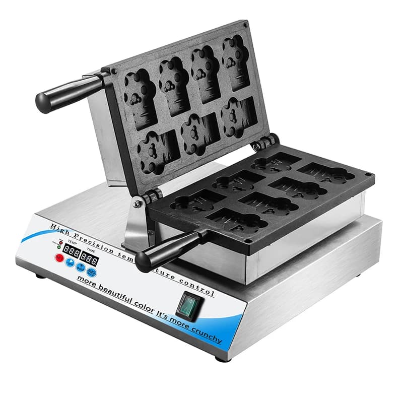 7pcs Cat Claw Waffle Machine 1800W Cute Shape Animal Paw Waffle Machine 110V 220V Cartoon Pancake Pan - image 5
