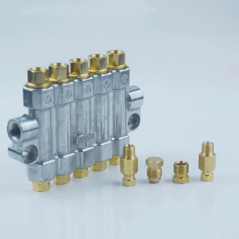 Detective Volumetric GreaseOil Distributor/Separator Valve/Divider 5 Outlets For/RH3500 Oil Outlet Distribution Valve - image 3