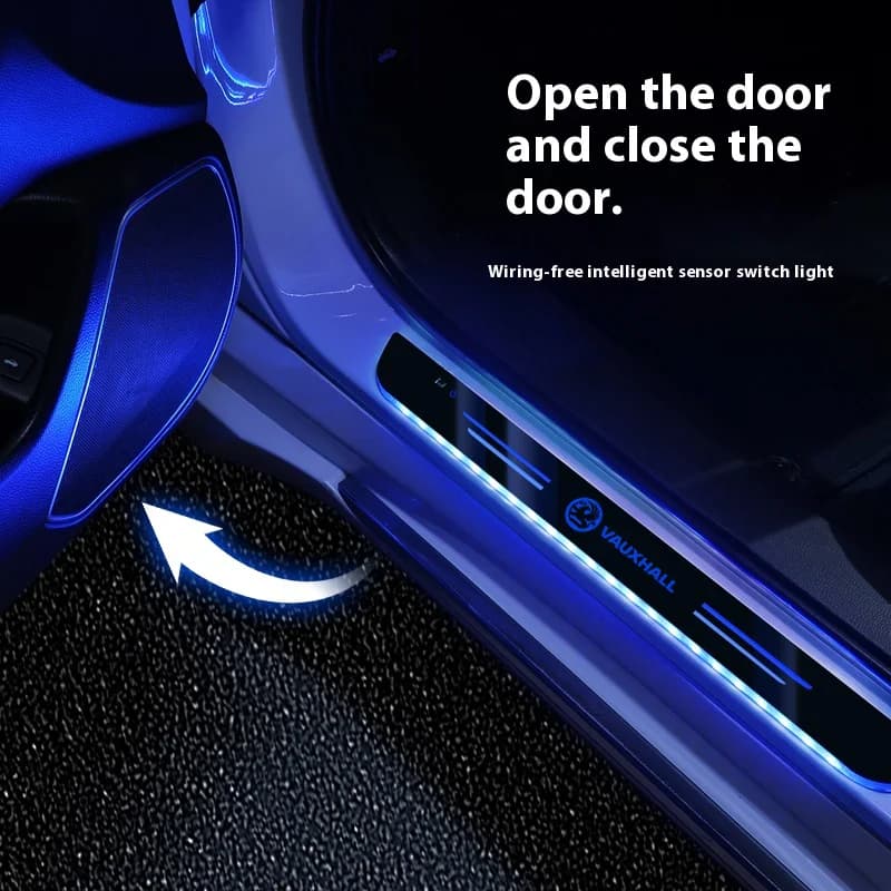 Car LED Wireless Threshold Light For Vauxhall VXR Astra GTC Tigra Zafira Vectra Signum Meriva Corsa M Auto interior Accessories - image 6