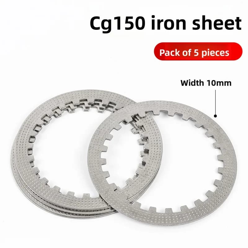 General-purpose motorcycle CG125 clutch plate, three-wheeler 150-200 friction plate clutch plate iron plate. - image 6