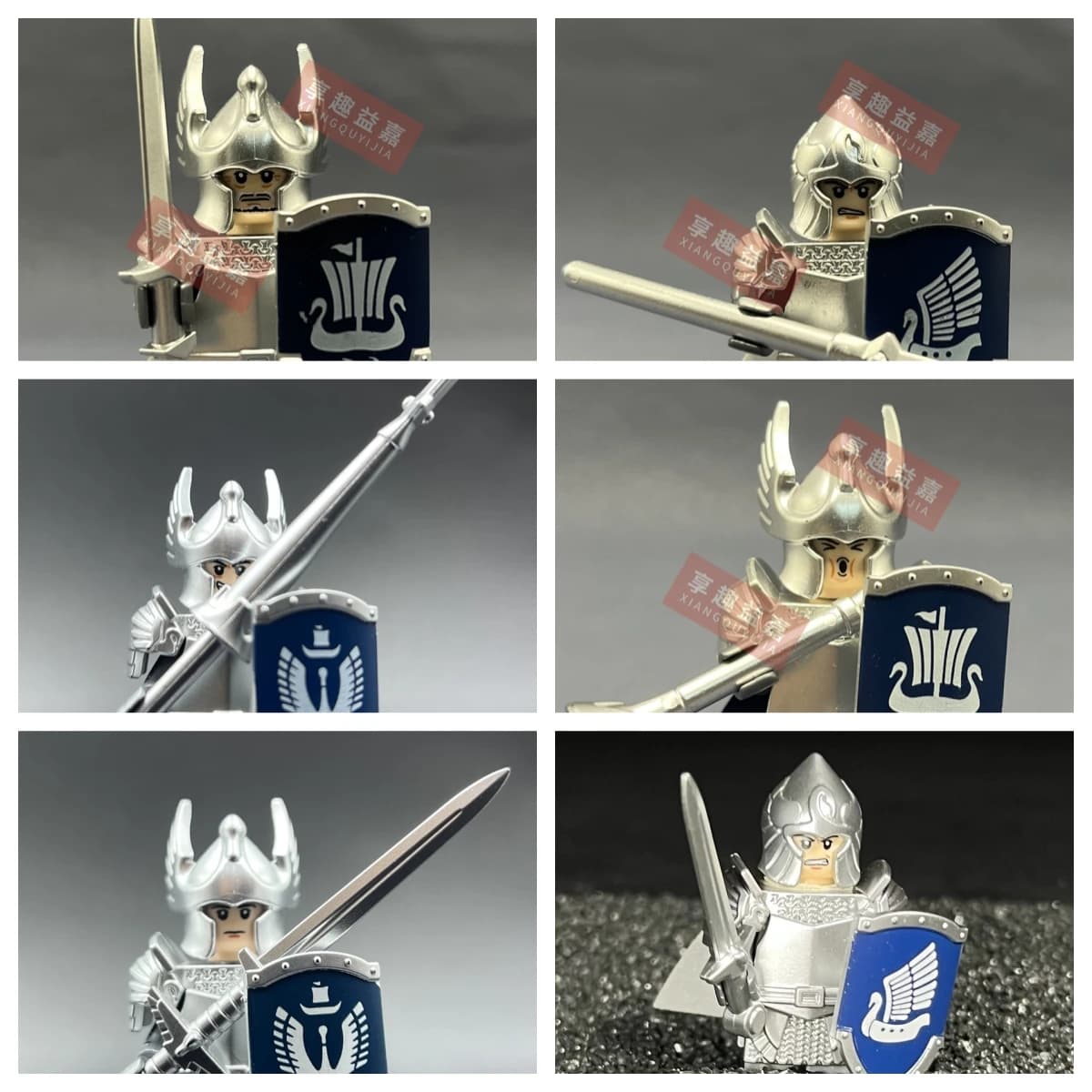 Military Building Blocks Solider Figures Movie Science Fiction Series Weapons Shield Knight Toys Gifts Medieval Mini Bricks MOC - image 5