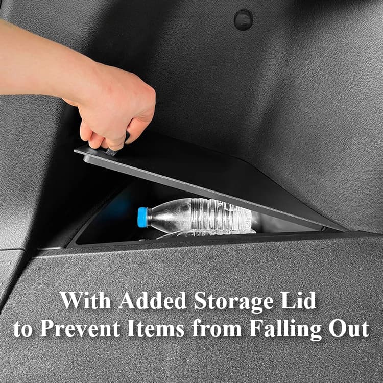 For BYD SEAL U DM-i EV Song Plus Sealion 6 ABS Trunk Side Slot Organizer With Lid Storage Box - image 3