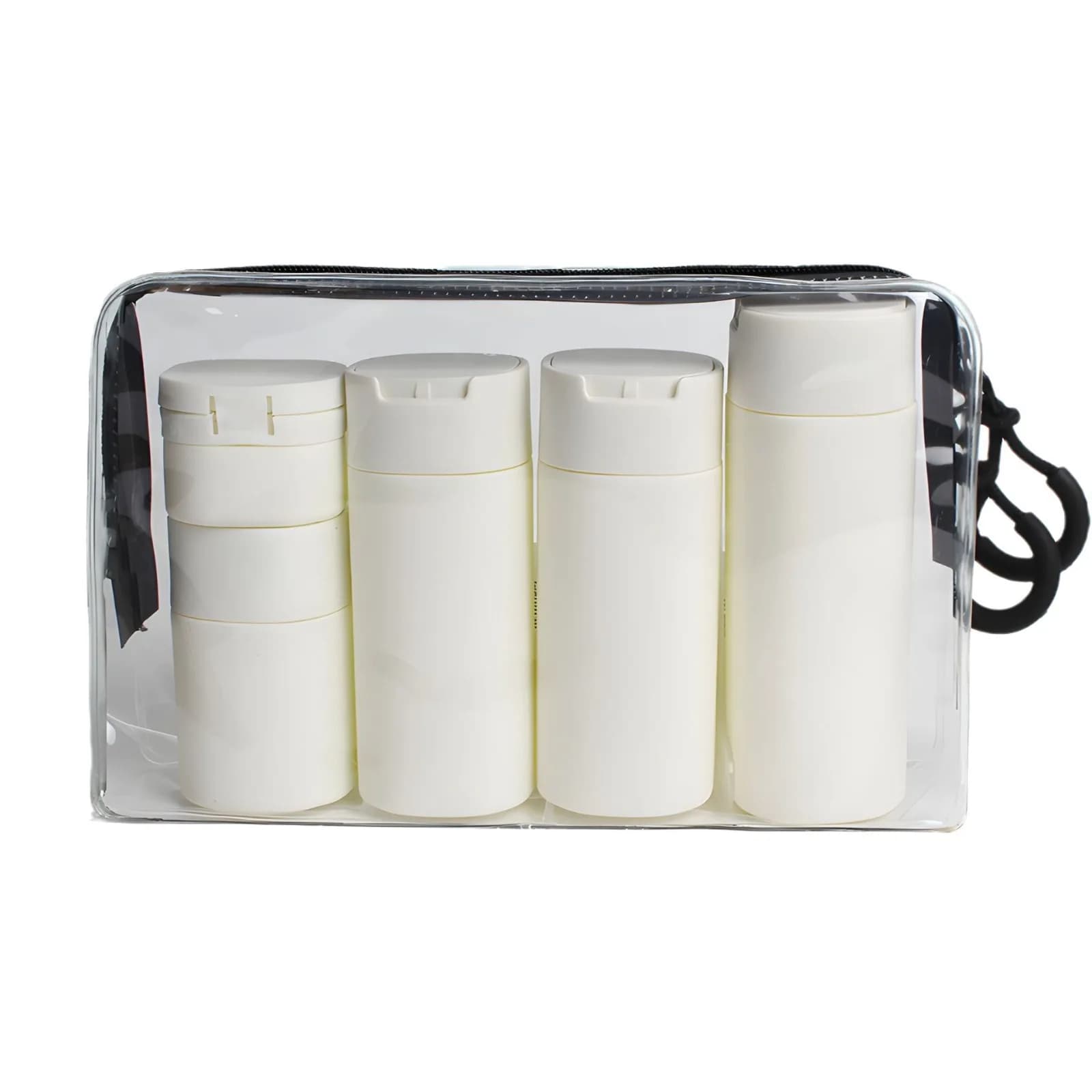 TPU PE Empty Travel Bottles Set, Refillable Cosmetic Containers for Shampoo Shower Gel Lotion Cream, Portable Skincare Kit - image 6