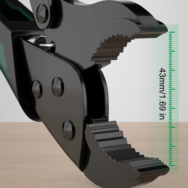 7/9/10 Inch Multi-Function Locking Pliers Round/Straight Mooth Pipe Wrench Universal Pressure Pliers Strong Clamp Hand Tools - image 4