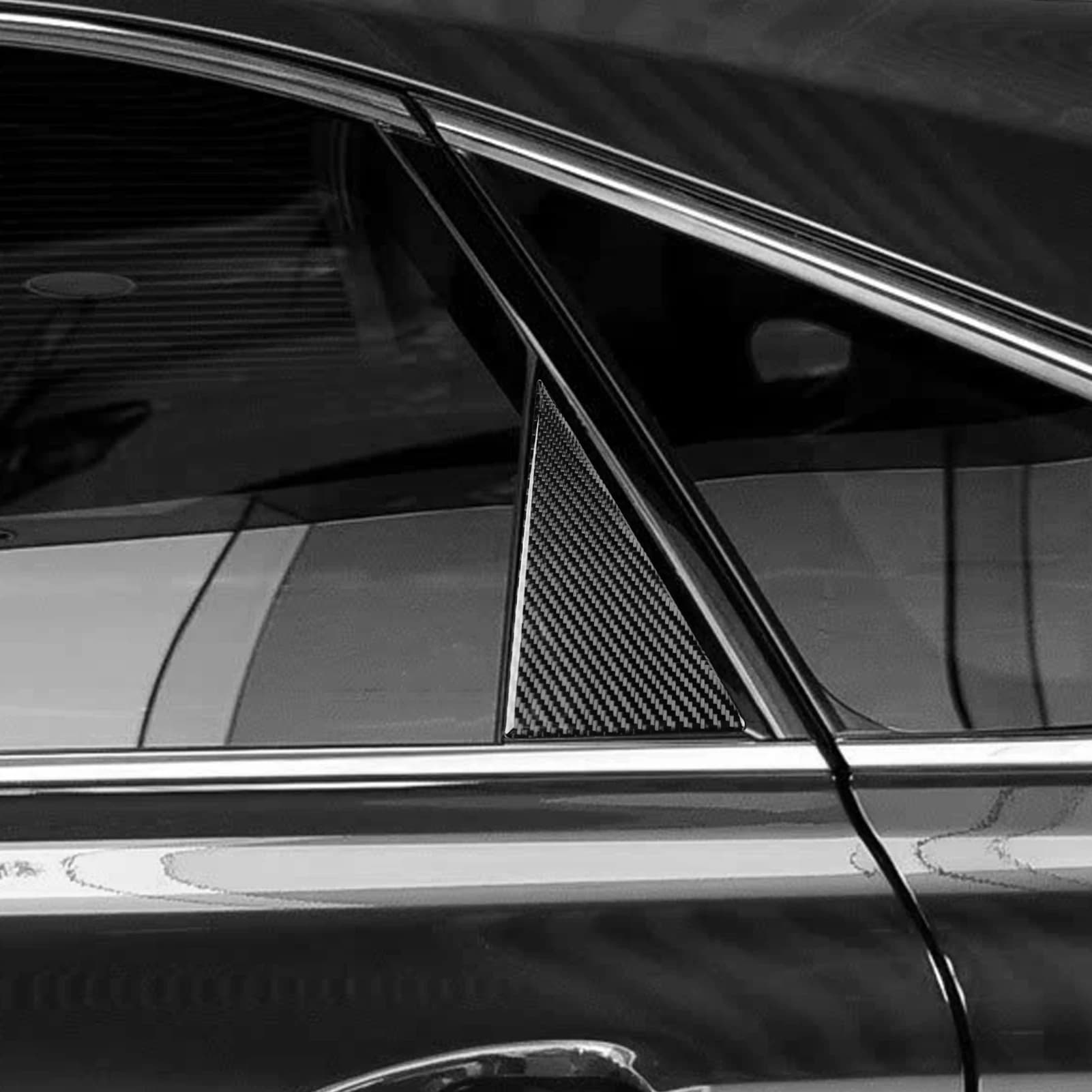 Real Carbon Fiber Car Accessories C-pillar Panel Cover Soft Sticker For Lexus RX350 RX450h 2010 2011 2012 2013 2014 2015 - image 5