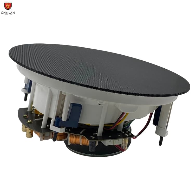 CHNLAN 3 Way Component Speakers 8 Inch Bass Ceiling Speaker 15W Carbon Fiber Speaker Cone for Home Cinema Hotel Support OEM - image 5