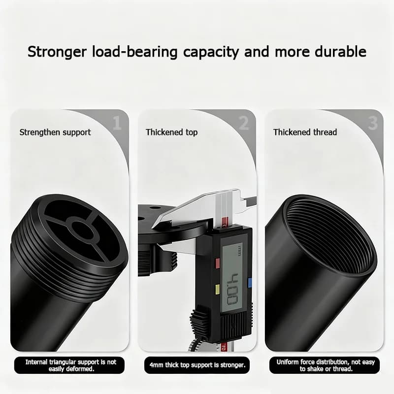 2PCS Thickened aluminum alloy table legs Scalable replacement support Furniture leg hardware accessories for wardrobes cabinets - image 5