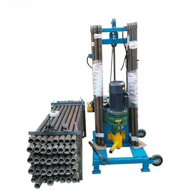 【Best-selling】Fully automatic 100m civil drilling rig remote control lifting water well drilling rig - image 4