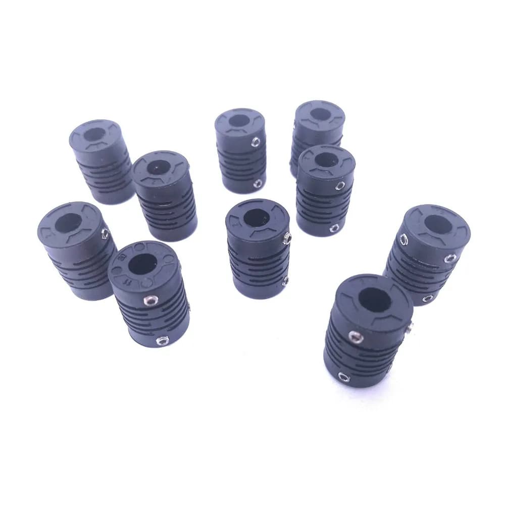 Good Quality Nylon Plastic Flexible Coupling 4 6 8 MM Hole E6B2 Encoder Shaft Coupling 10PCS Per Pack - image 3