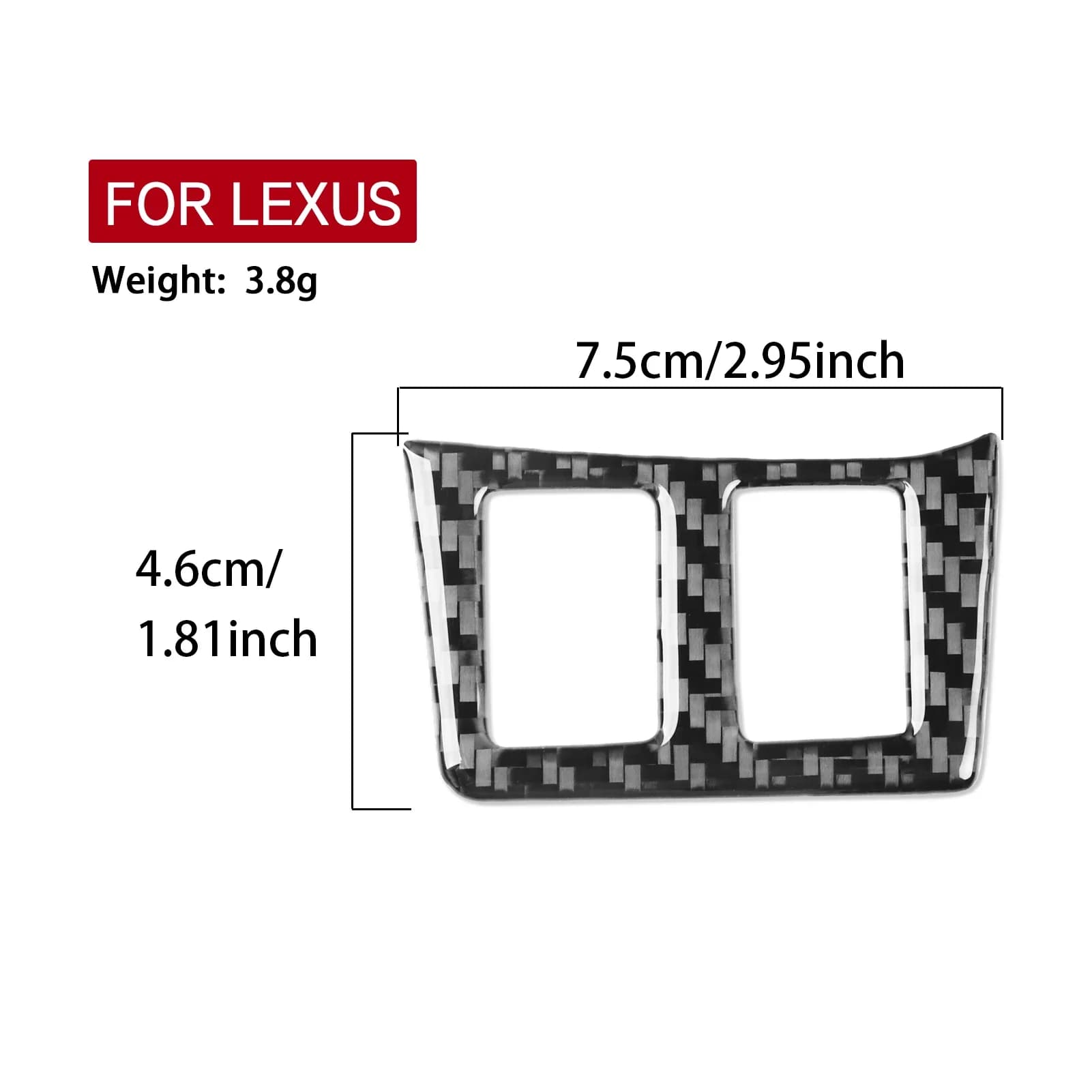For Lexus RX350 RX450h 2010 2011 2012 2013 2014 2015 Real Carbon Fiber Car Accessories Body Anti-slip EPS Cover Soft Sticker - image 6