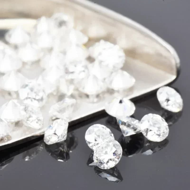 Factory Wholesale Price Moissanite Stone D Color Vvs1 Round Cut Advanced DIY Charms Jewelry Making Materials with Certificate - image 6