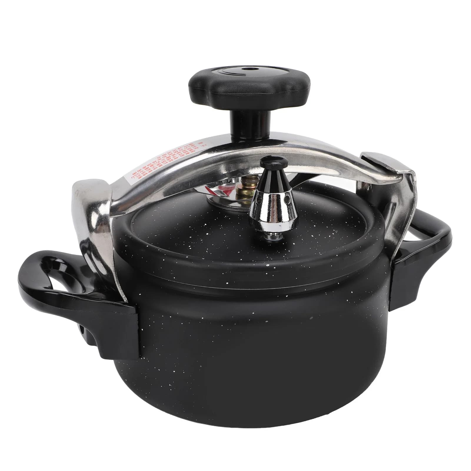 1.5/2/3L Black Pressure Canner, Aluminum Alloy Pressure Cooker, Explosion Proof, Compound Bottom, Multi-Stove Compatible - image 4