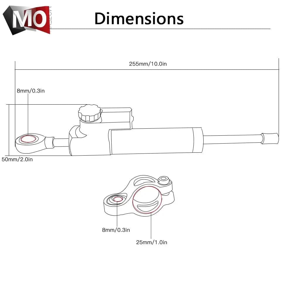 Motorcycle Accessories Steering Stabilizer Damper Safety Control For  Benelli BN300 BN600 TNT300 TNT600 BN302 TNT BN 300 600 302 - image 6