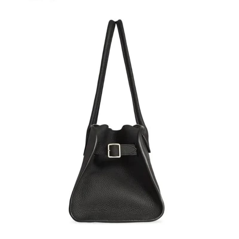 Women Pure Color Concise Shoulder Bag Fashion Commuting Bags Leisure Soft Large Capacity Tote for Ladies - image 5