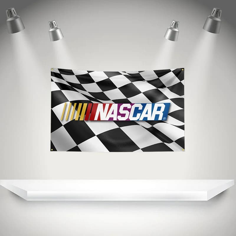 N-Nascar Flag Auto Parts Tools Banner 3x5ft with Brass Grommets HD Printing Tapestry Exhibition, Car Fans, Garage Decor - image 5