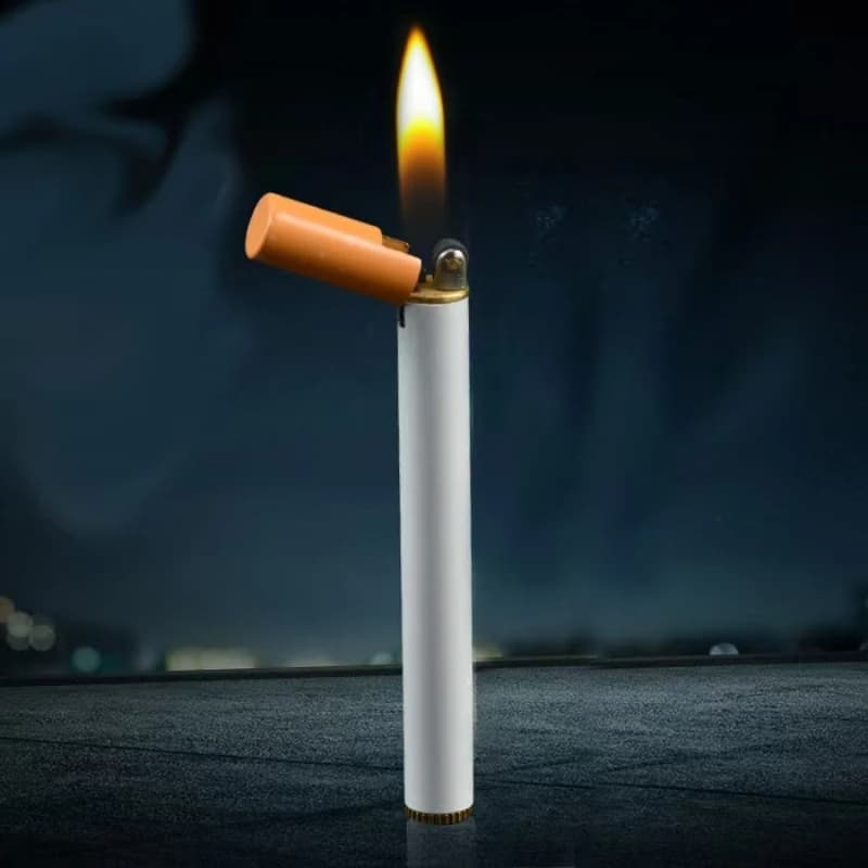 Mini Butane Lighter Rechargeable Fast Shipping Cigarette Grinding Wheel Torch Gas Flame Lighter Smoking Tool for Men Gifts - image 3