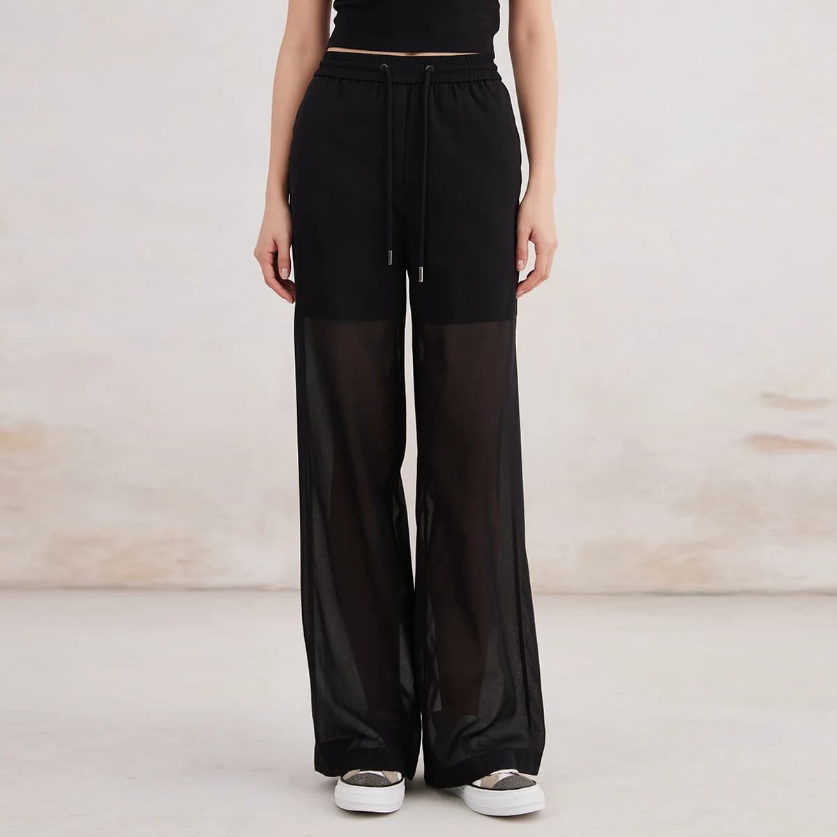K3161X High Quality Clothing Combed 100% Cotton Pants Womens Clothing Ladies Loose  Trousers