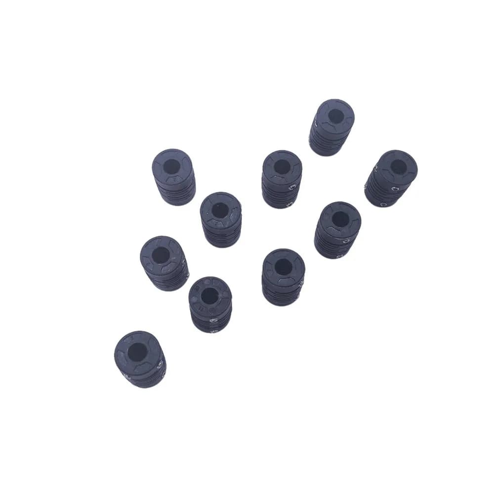 Good Quality Nylon Plastic Flexible Coupling 4 6 8 MM Hole E6B2 Encoder Shaft Coupling 10PCS Per Pack - image 5