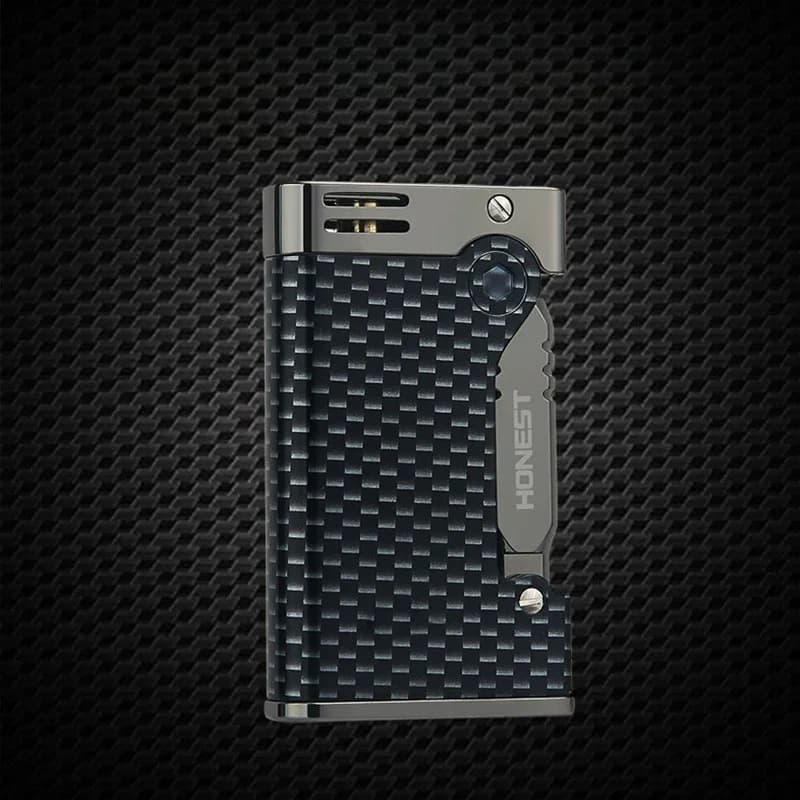 HONEST Metal Creative Side Press Ignition Windproof Kero Sene Lighter Personalized Pattern Fashion Smoking Accessories Gifts - image 3