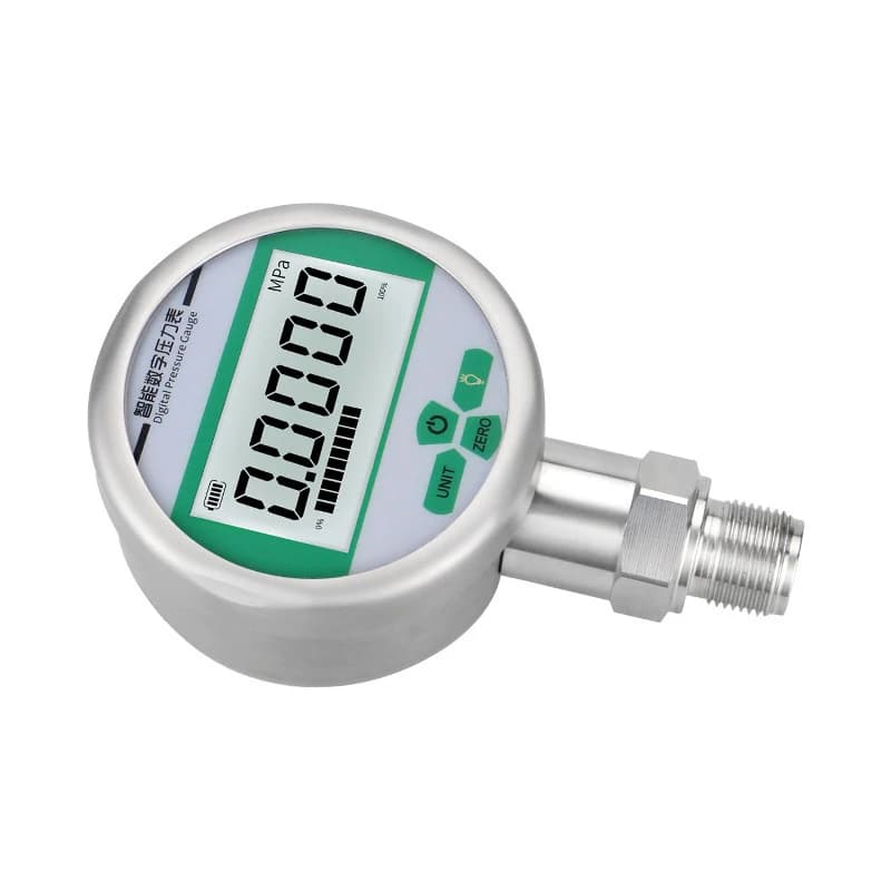 MAIRUIKESI High quality digital Pressure gauges manometer 80mm 0.5%FS 4-digit display 0-100mpa 5-unit mpa,kpa,psi,bar,kg/cm2 - image 3