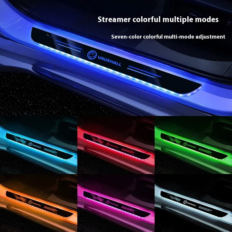 Car LED Wireless Threshold Light For Vauxhall VXR Astra GTC Tigra Zafira Vectra Signum Meriva Corsa M Auto interior Accessories - image 3