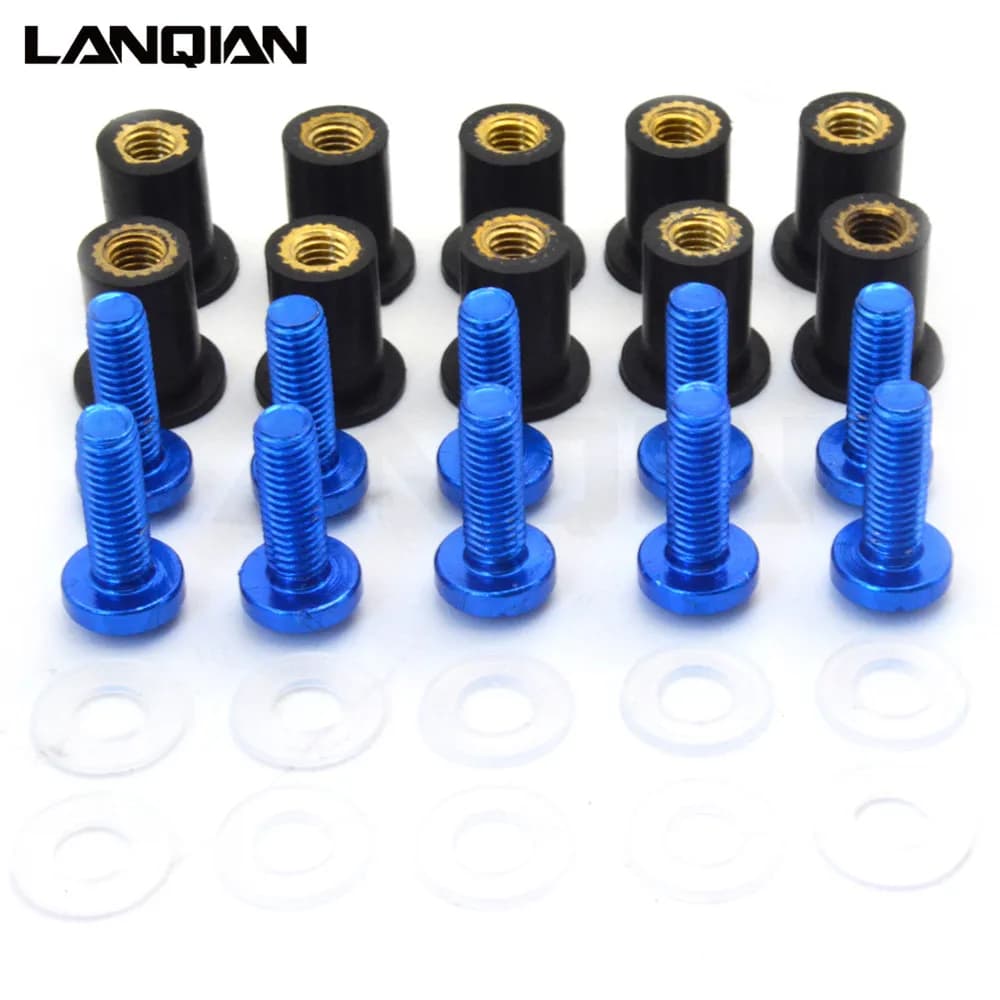 10PCS Fairing Wind Screen Screw Bolt Kit Windshield Mounting Nut bolt For BMW S1000RR HP4 HP2 Sport K1200S Benelli Tornado 1130 - image 4
