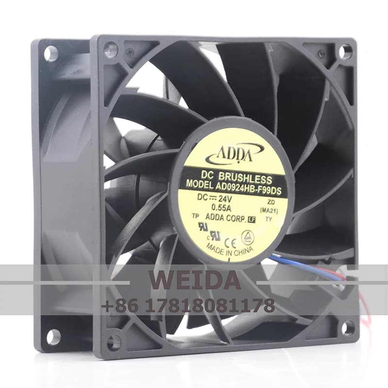 New ADDA 24V AD0924HB-F99DS 0.55A 9238MM high air volume inverter cooling fan - image 3