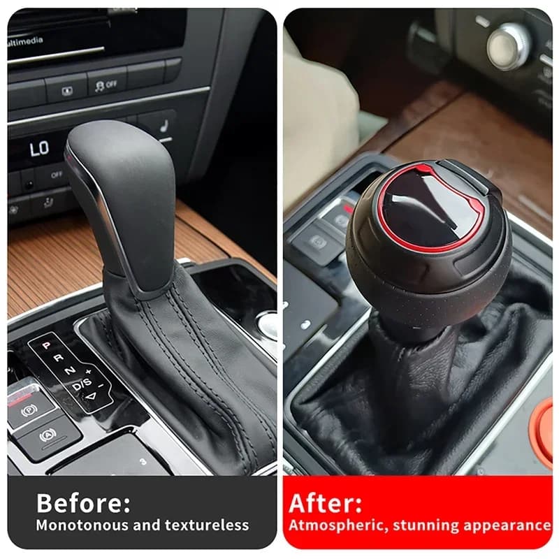 Gear Shift Knob For Audi A3 8V A6 C7 S3 Q3 2 RS 3 4 5 S6 RS6 A7 Shift Lever Head Automatic Led Metal carbon fibre Gearbox Handle - image 3