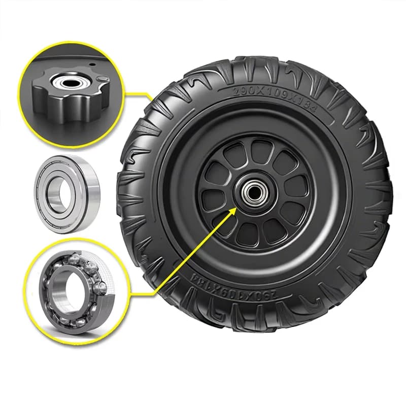 29CM/11.4'' EVA Solid Rubber Tire for Kids Electric Car,1.2cm/0.47in Ride on Car ﻿Alligator Tires Upgrade Parts Accessories - image 4