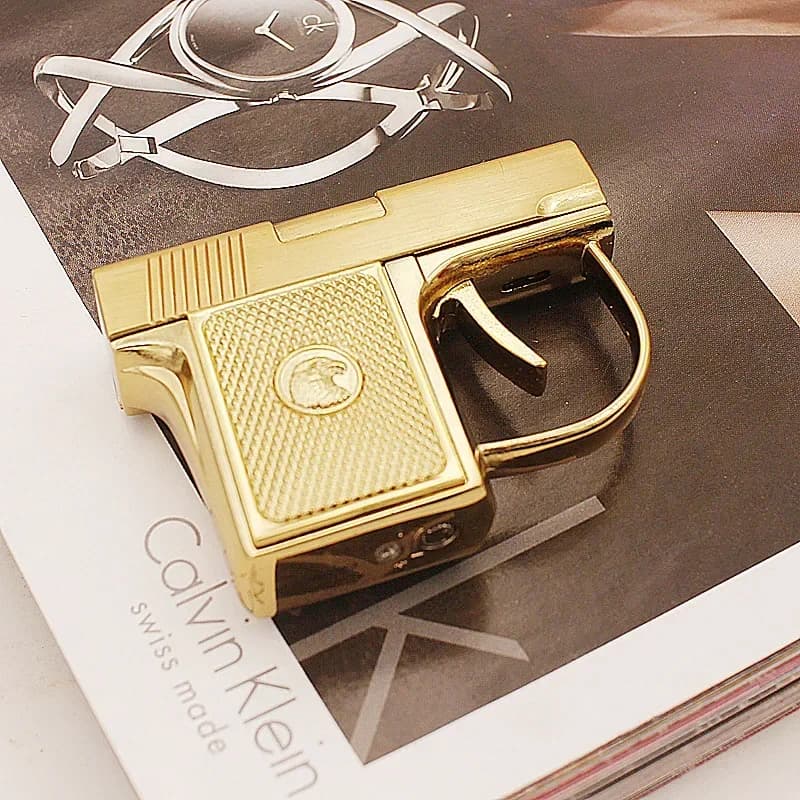 Aomai Full Metal Portable Mini Lighter Direct Impact Windproof Creative Personality High-end Cigarette Lighter Wholesale - image 3