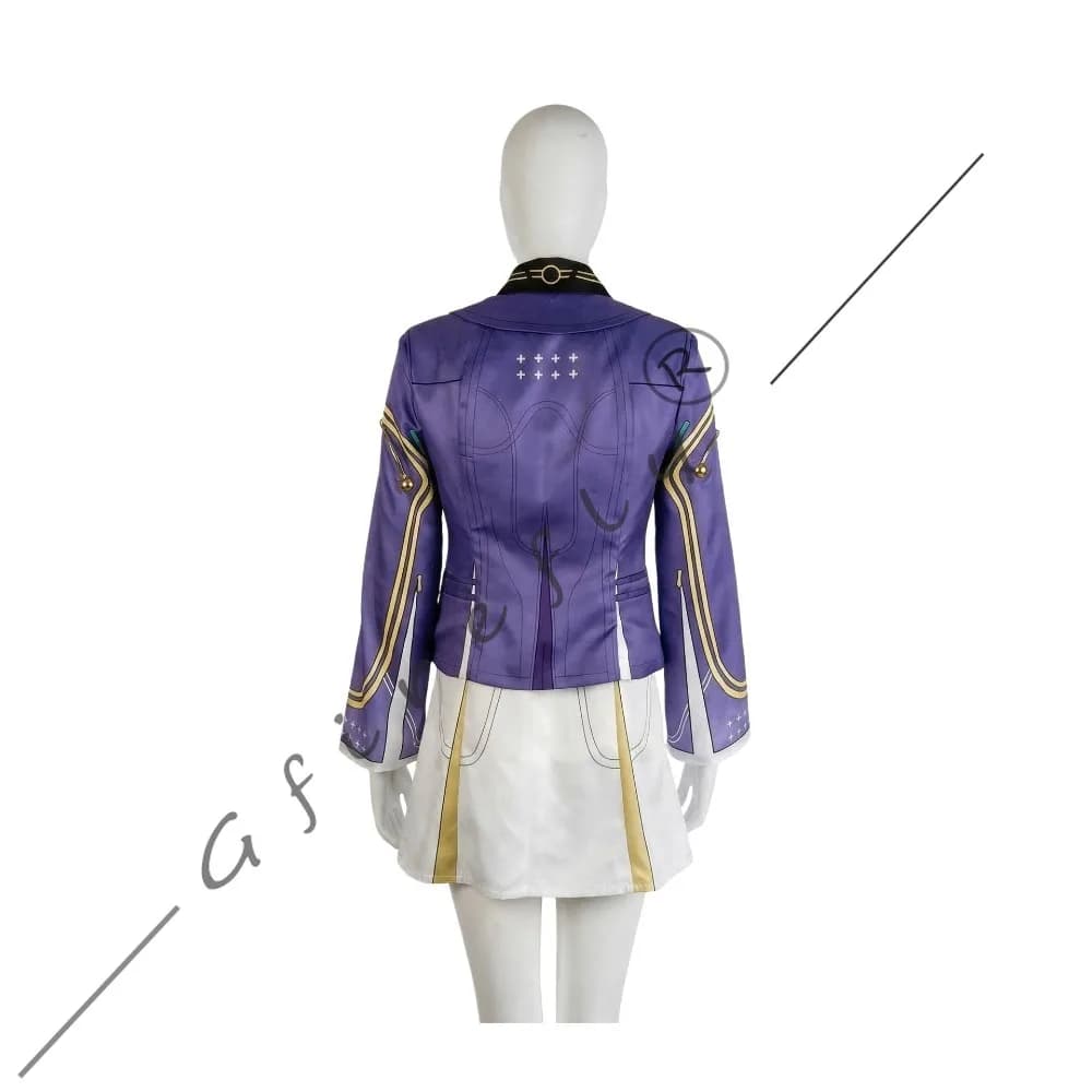 Wuthering Waves Aemeath Same Style School Uniform Cosplay Full Costume Adult Women Stage Show Halloween Carnival Party Outfit - image 3