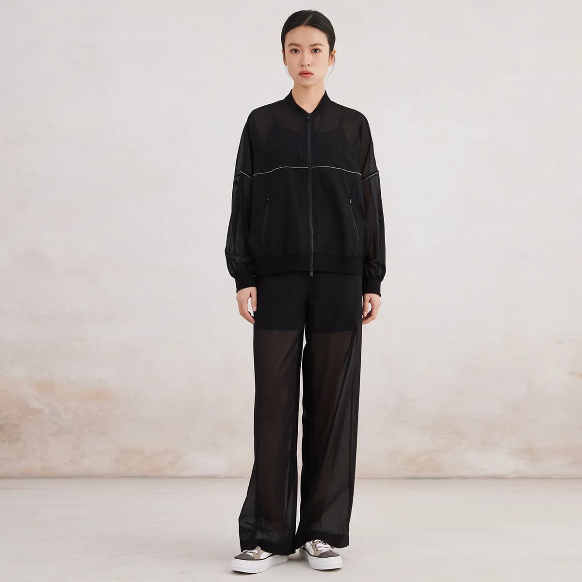K3161X High Quality Clothing Combed 100% Cotton Pants Womens Clothing Ladies Loose  Trousers - image 6
