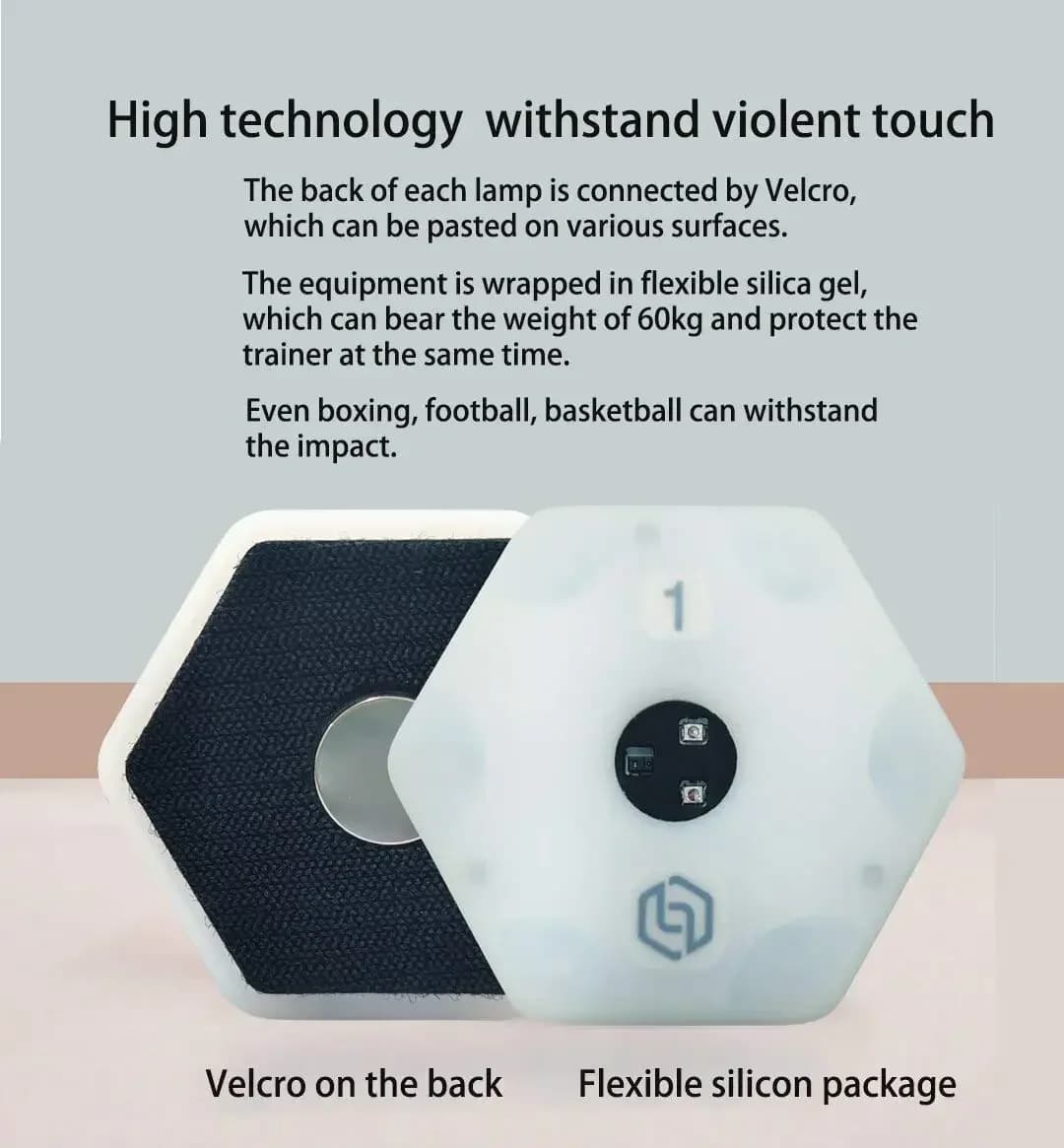 Speed Agility Reaction Training light Response Equipment 12 Lamps Boxing for Practice Reaction lights Equipment - image 5