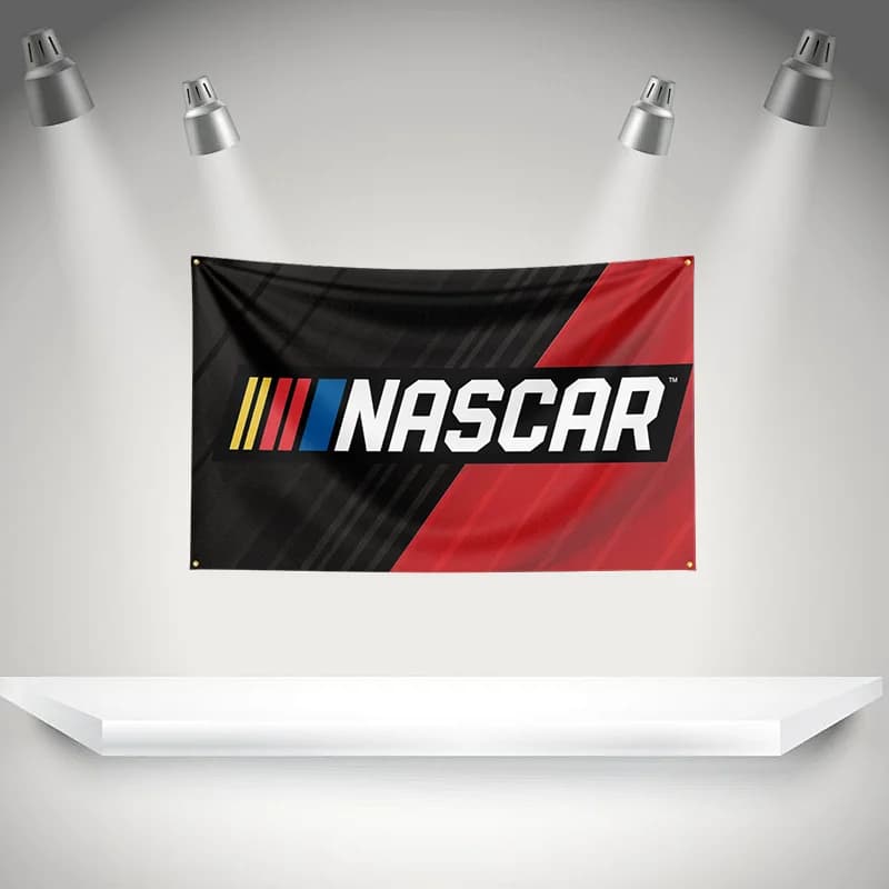 N-Nascar Flag Auto Parts Tools Banner 3x5ft with Brass Grommets HD Printing Tapestry Exhibition, Car Fans, Garage Decor - image 6