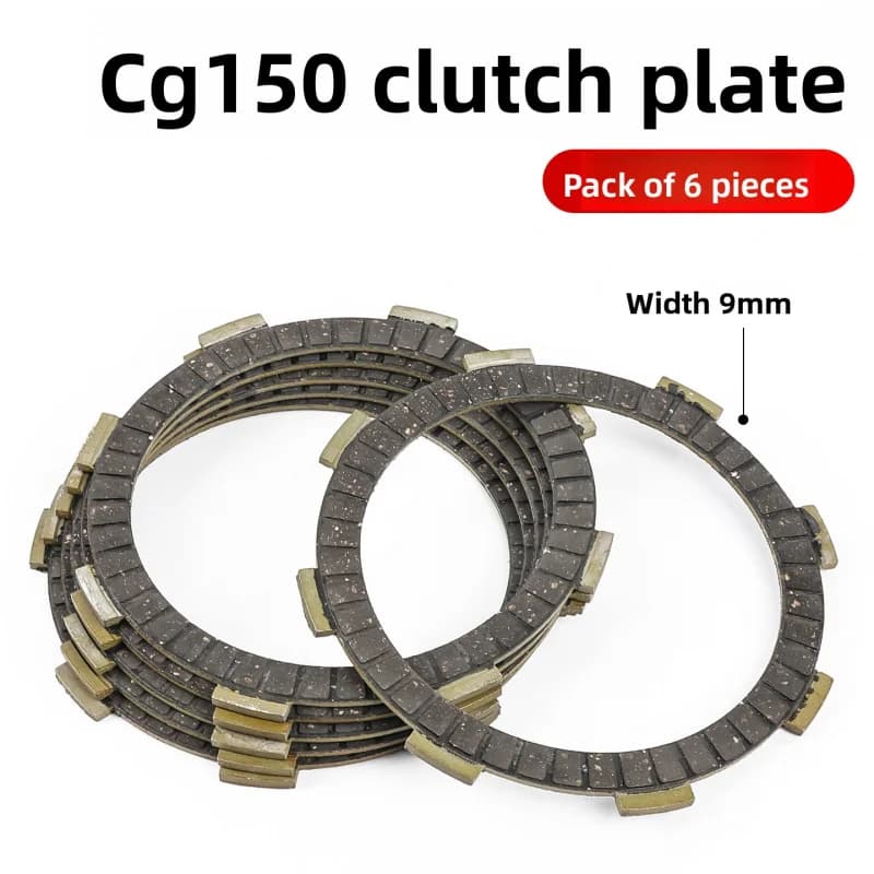 General-purpose motorcycle CG125 clutch plate, three-wheeler 150-200 friction plate clutch plate iron plate. - image 4