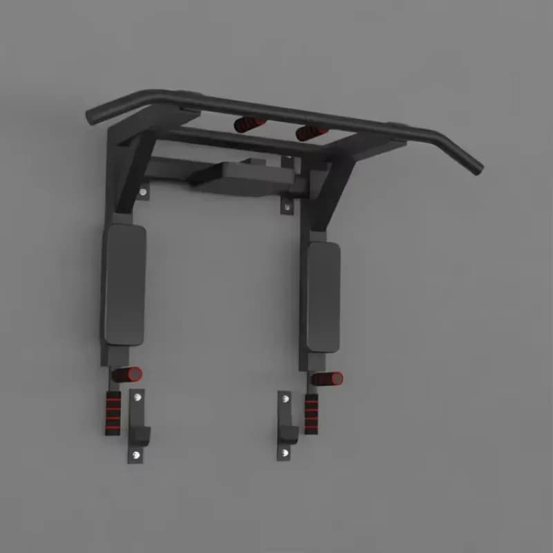 Heavy Duty Indoor Home Gym Fitness Wall Mounted Power Tower Pull up Chin up Bar for Unisex Exercise Steel Metal Material